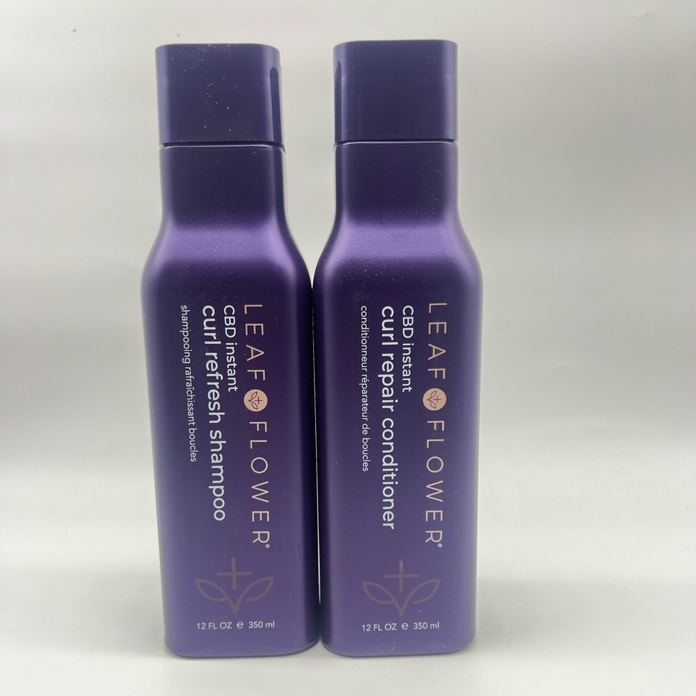 Leaf & Flower Instant Curl Refresh Shampoo & Curl Repair Conditioner 12 fl oz